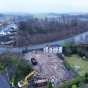 DEMOLITION: Gaberston House is making way for purpose built supported living flats.