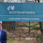 Graeme Downie at the site of the former Longannet Power Station