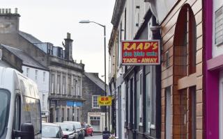 VILE: Staff at an Alloa takeaway were subjected to horrific abuse