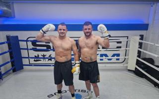 BROTHERS: Zander and Paddy Calderwood will fight for their first semi-pro boxing major championship title.