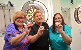 CALL UP: The trio will represent Scotland at the upcoming disability darts World Cup.