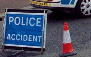 Police were called to a two vehicle accident on the A977 on Sunday.