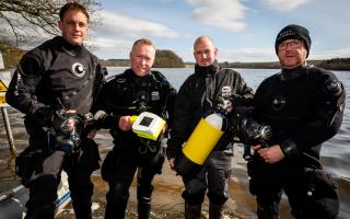 The equipment was trialled at a demonstration at Gartmorn Dam.