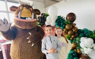 The Gruffalo visited Affinity Sterling Mills last weekend