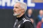 FRUSTRATED: Alloa boss Jim Goodwin feels his side should have taken all three points against Dundee United. Picture by John Howie