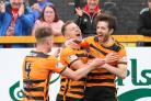 Alloa claimed a share of the spoils at home to Dundee United. Pictures by John Howie